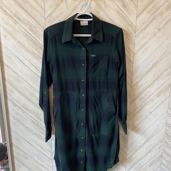 Columbia Green Plaid Dress - Picture 3 of 13